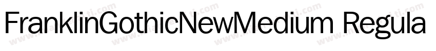 FranklinGothicNewMedium Regular字体转换